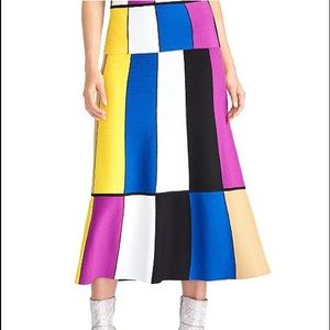 Rachel Roy Yvette Colorblock Skirt XXL NWT